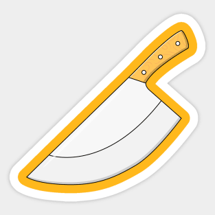 Butcher Knife Sticker